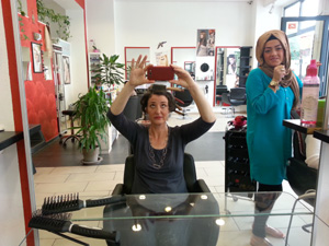 Im Türkischen Friseursalon